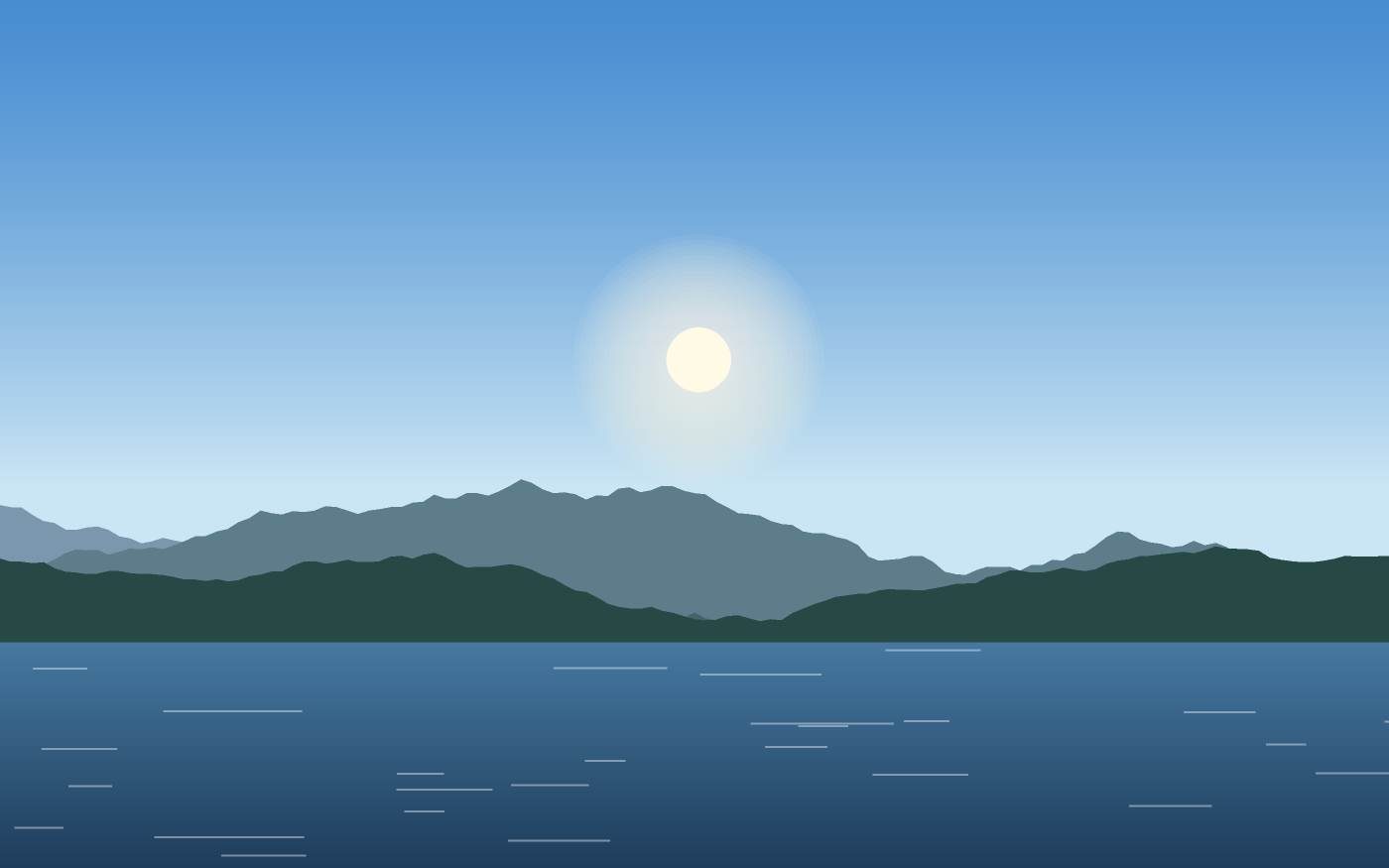 Landschapsillustratie
