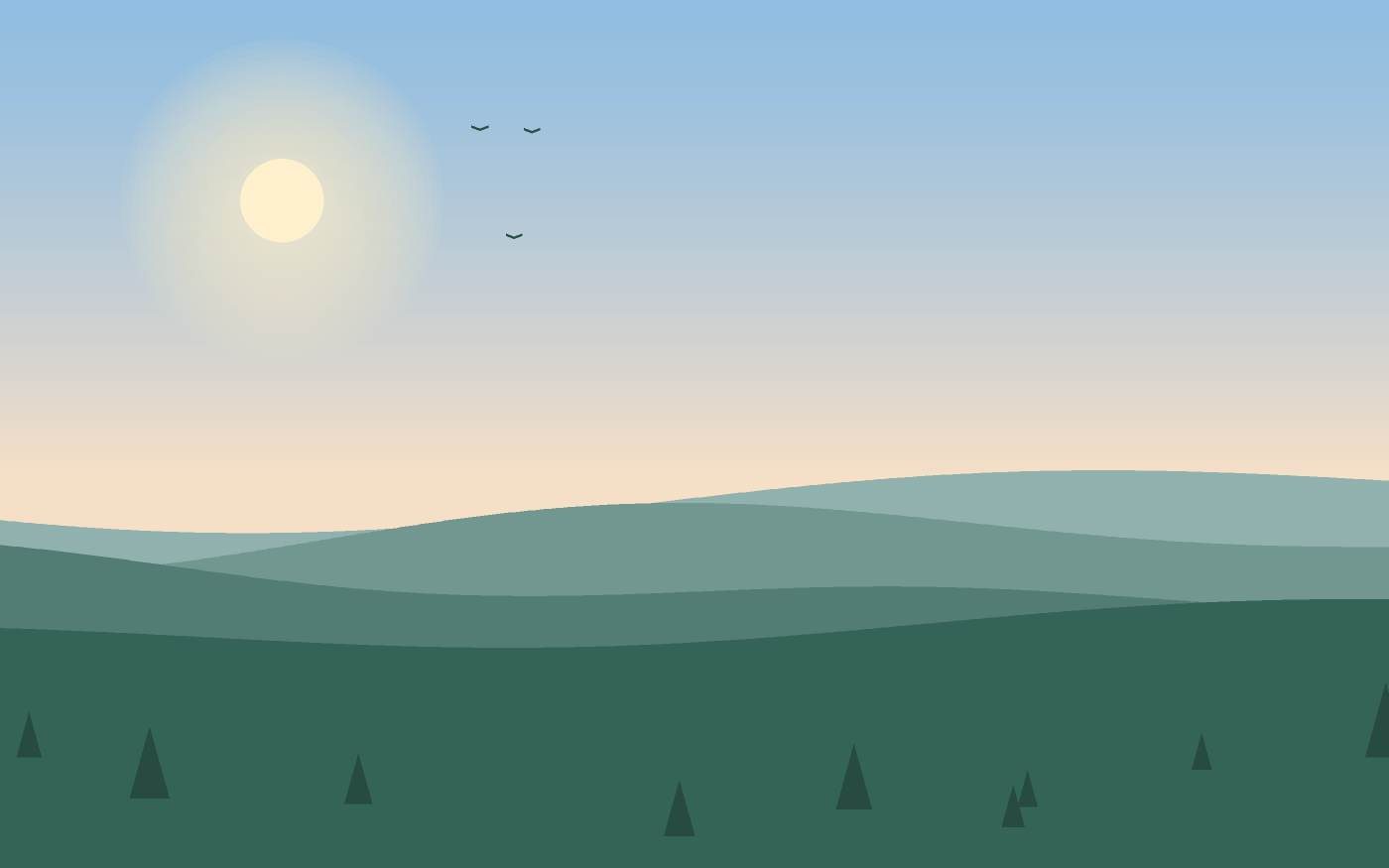 Landschapsillustratie