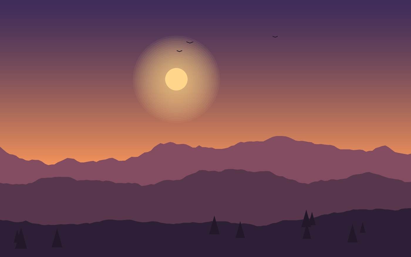 Landschaftsillustration