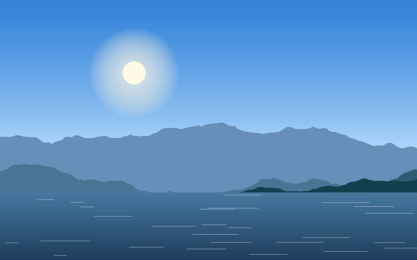 Landschaftsillustration