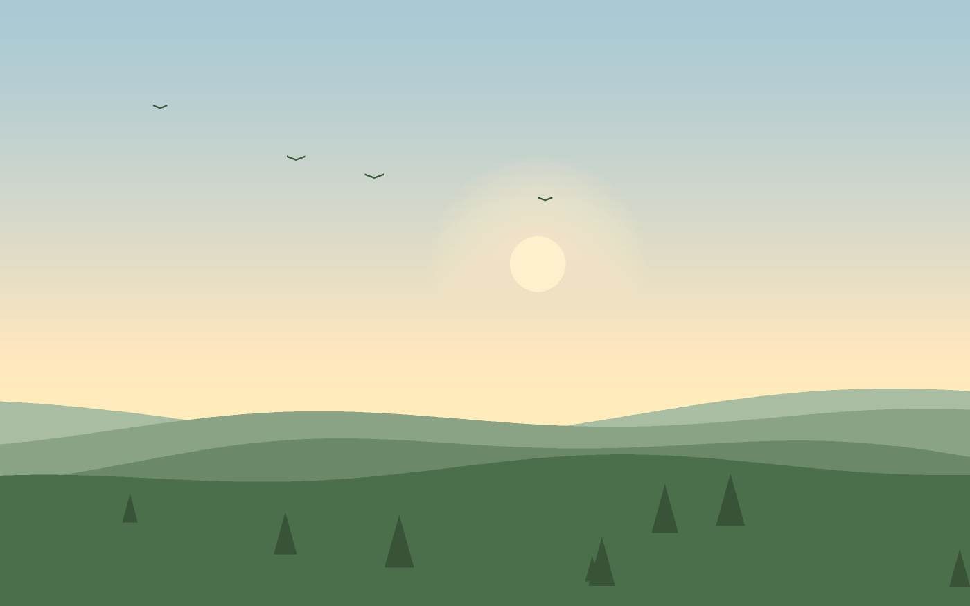 Landschaftsillustration