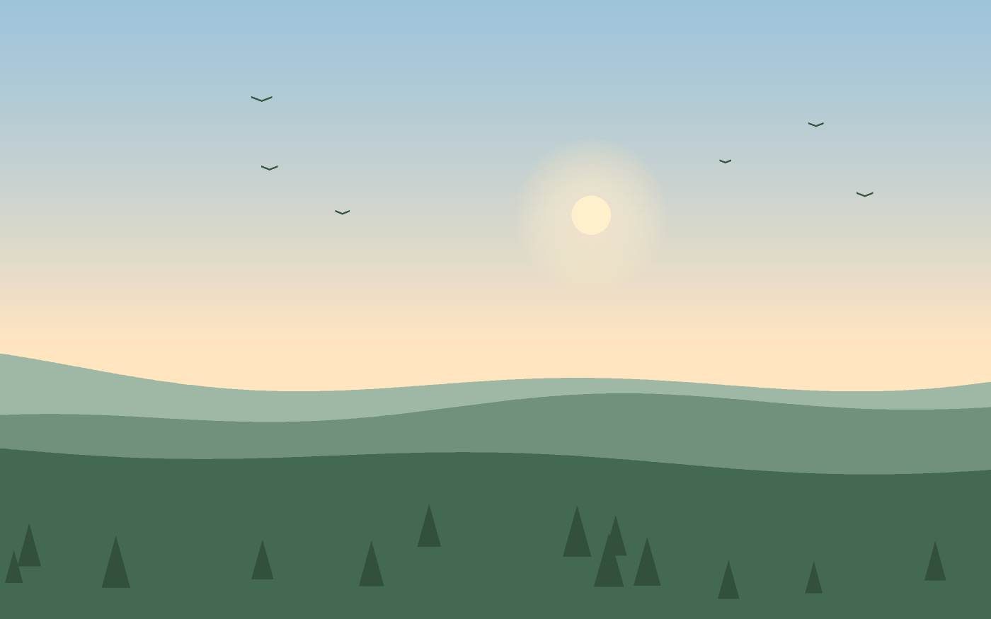 Landschaftsillustration