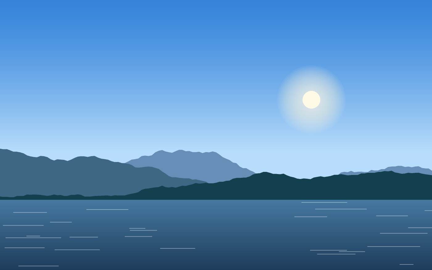 Landschaftsillustration