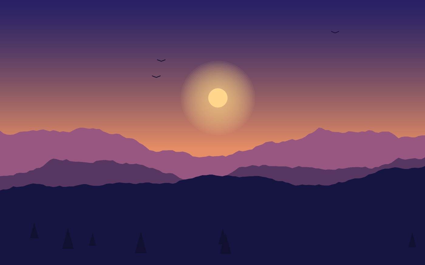 Landschaftsillustration