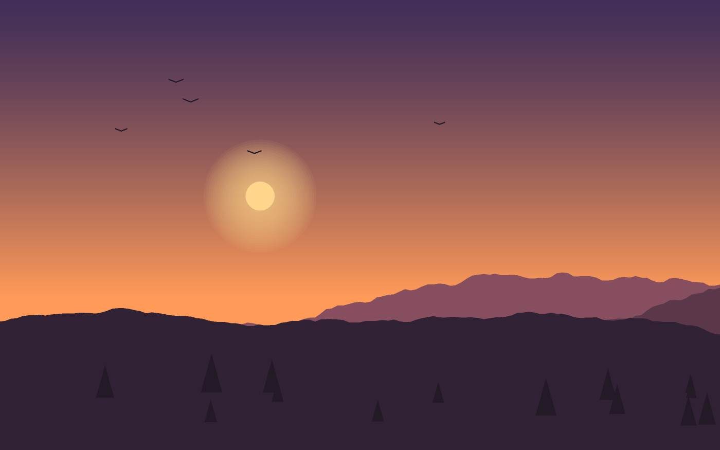 Landschaftsillustration
