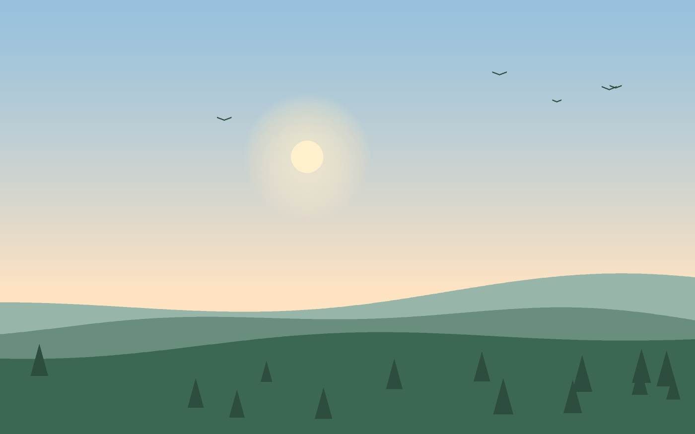 Landschaftsillustration