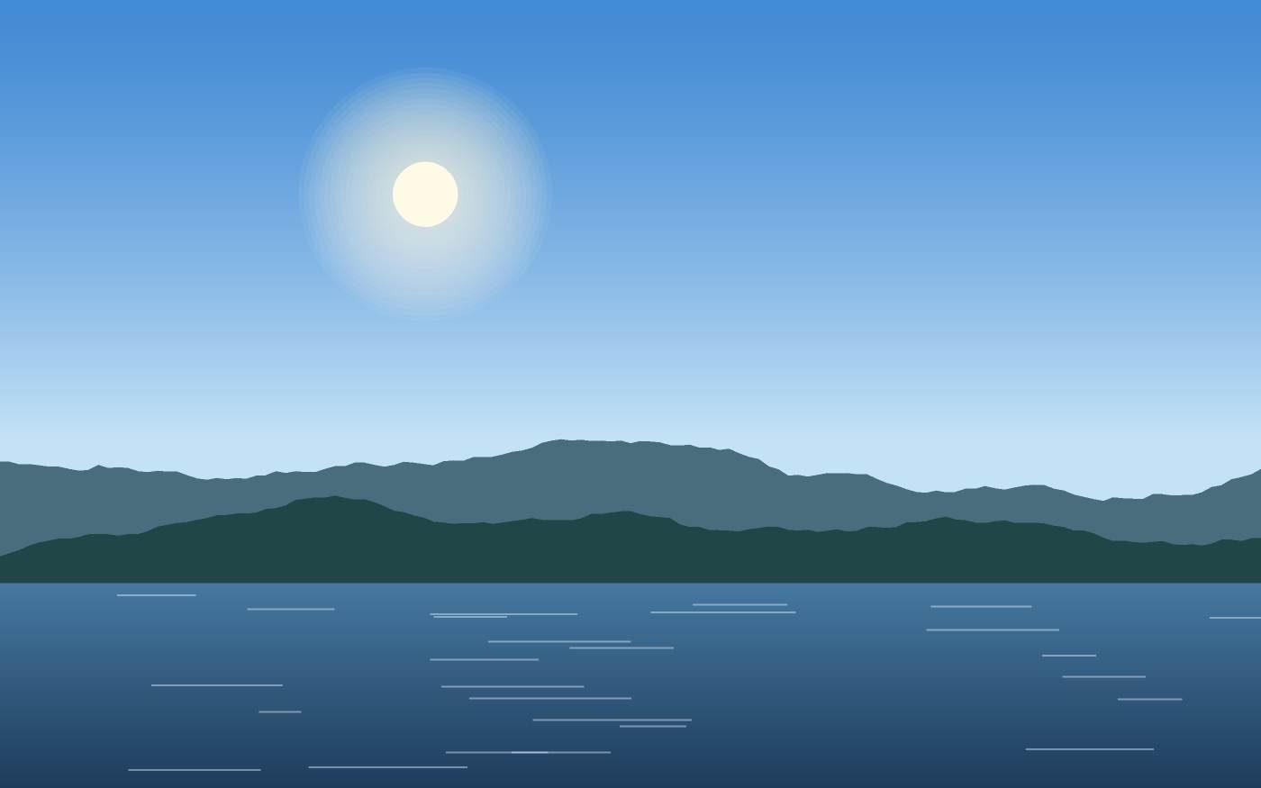 Landschapsillustratie