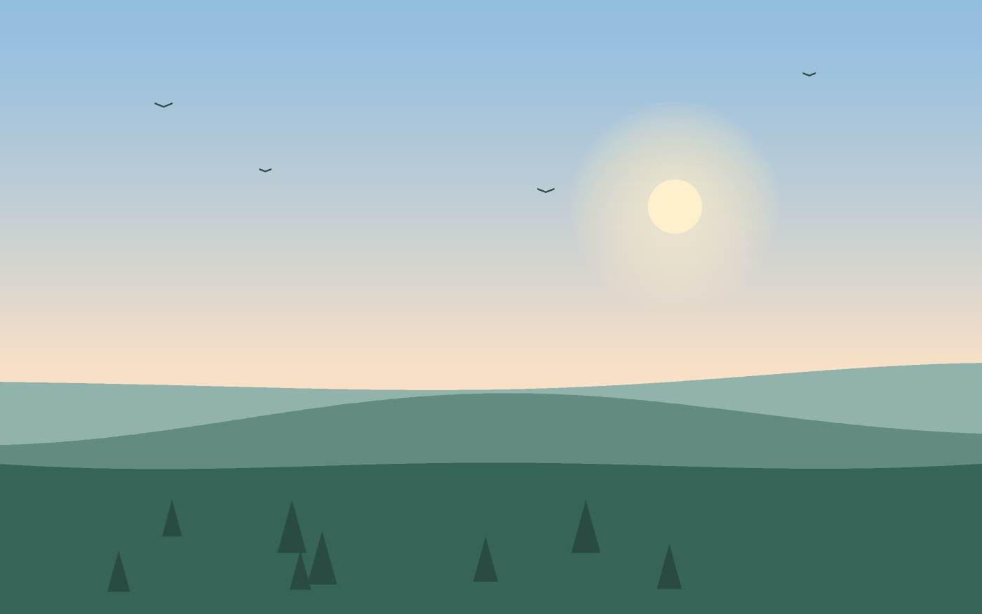 Landschapsillustratie