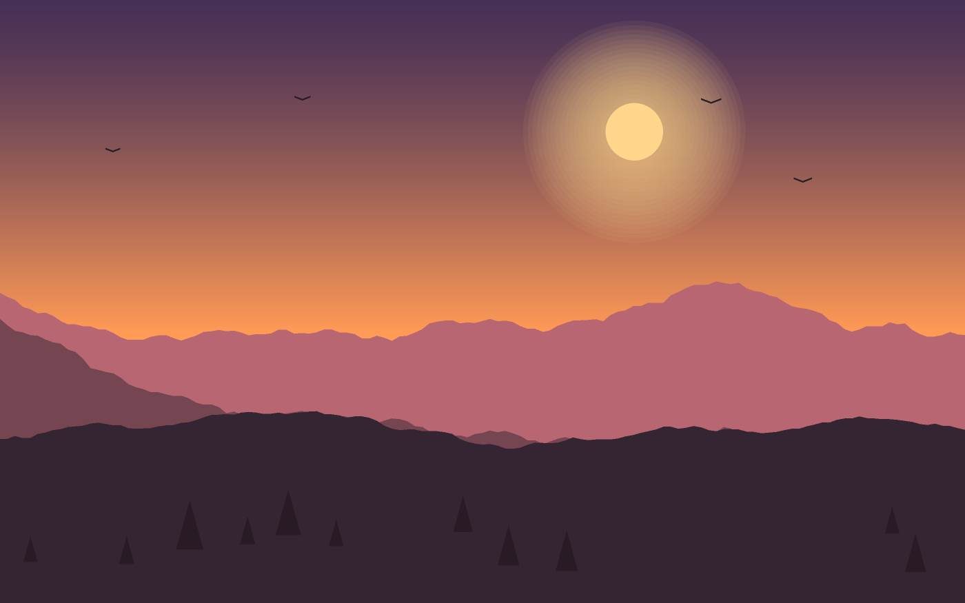 Landskapsillustration